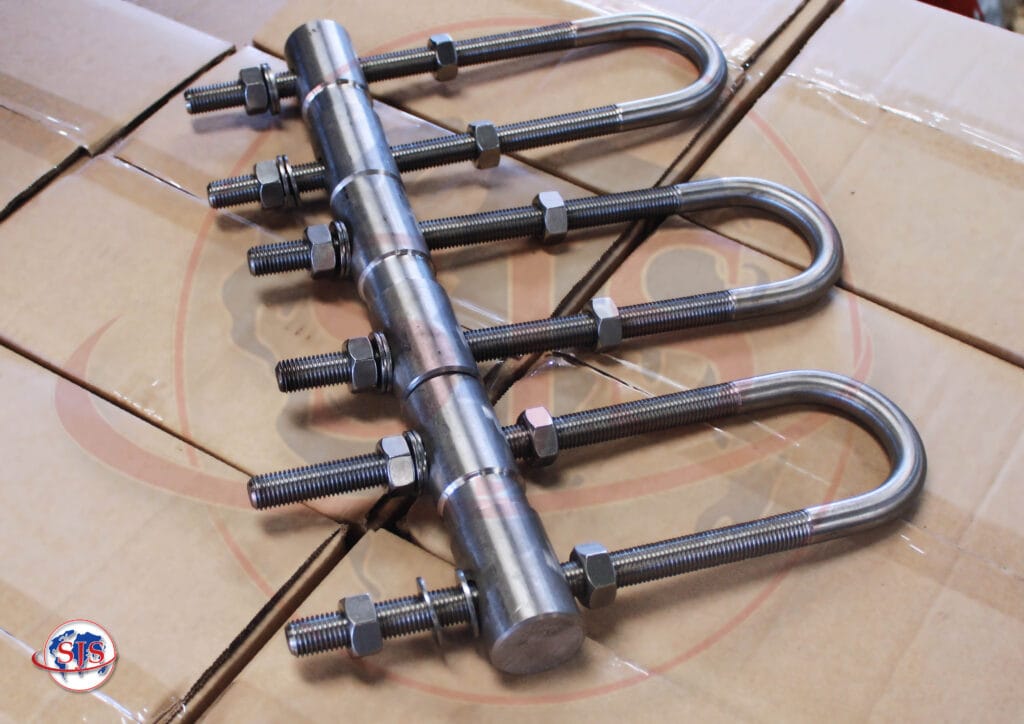 SS 316 U BOLTS WITH NUTS WASHERS & PINS