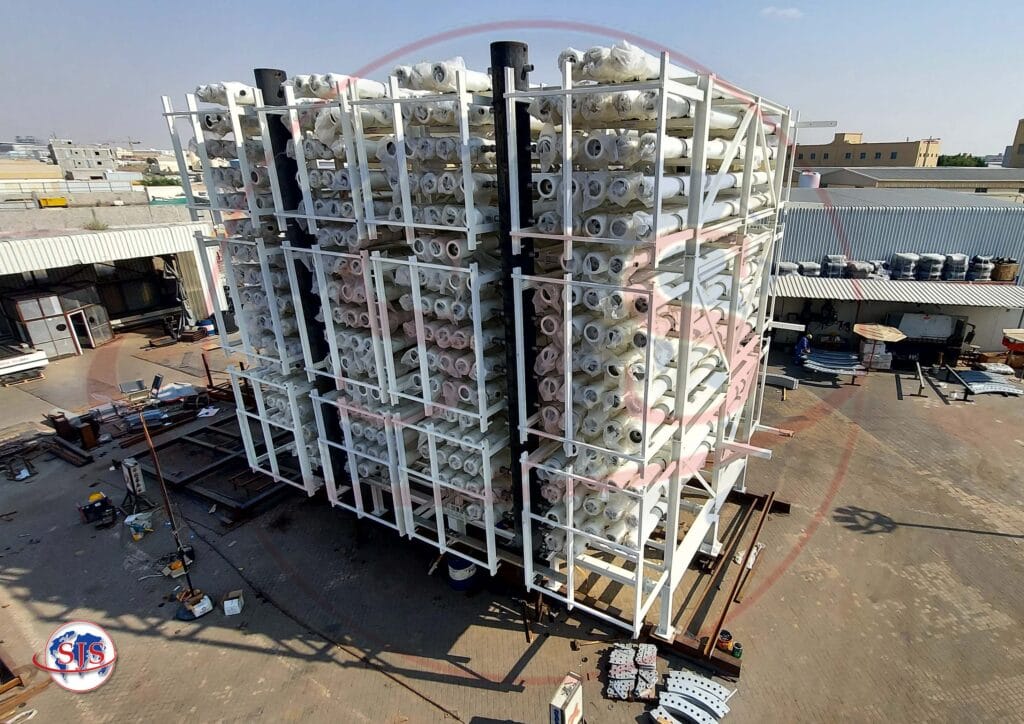 RO Rack with ROPV for Water Desalination Plant
